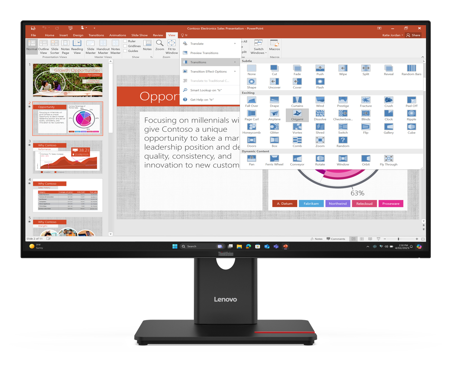 Lenovo ThinkVision T27-40 · 27 Zoll