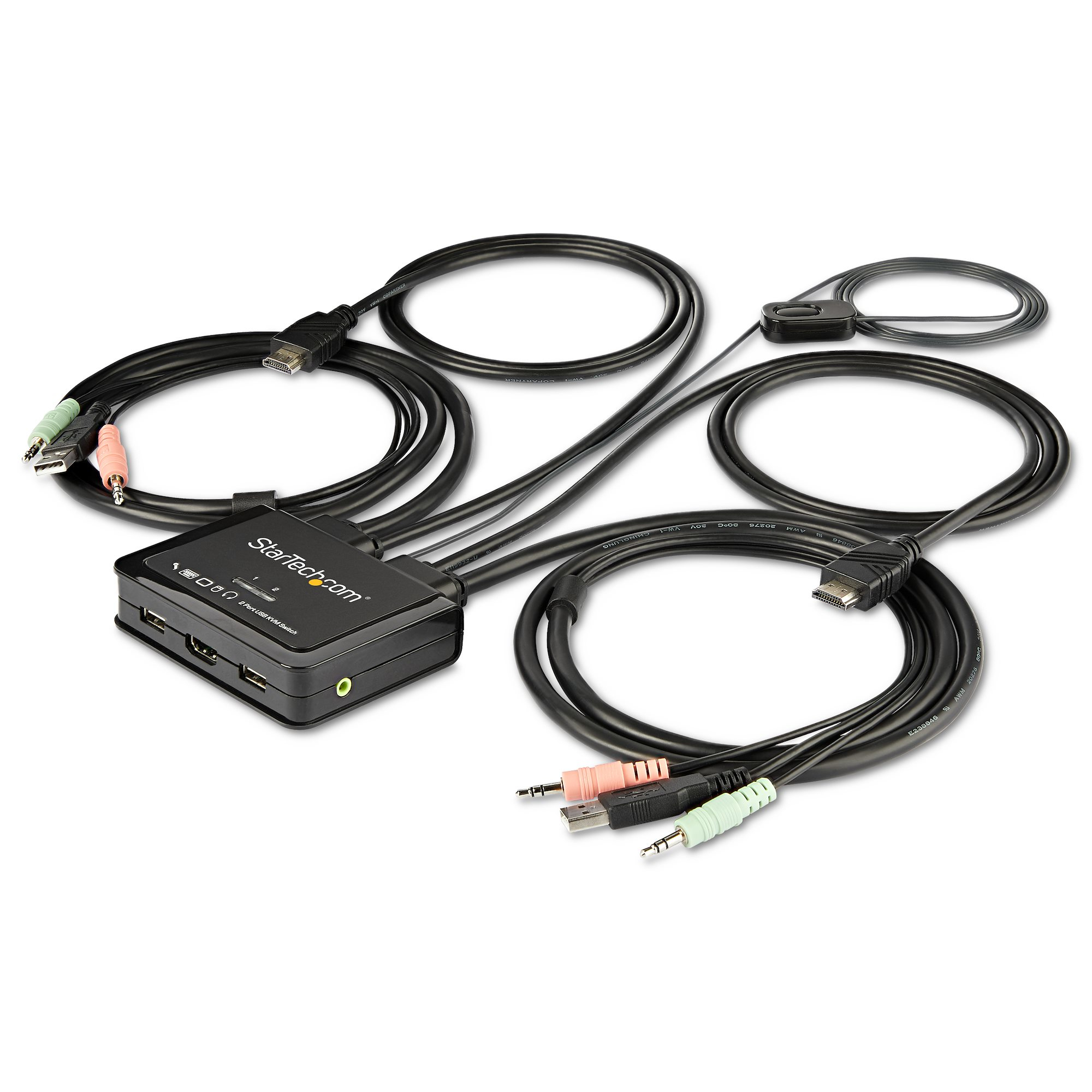 StarTech HDMI-KVM · 2 Rechner · 4K/60 Hz