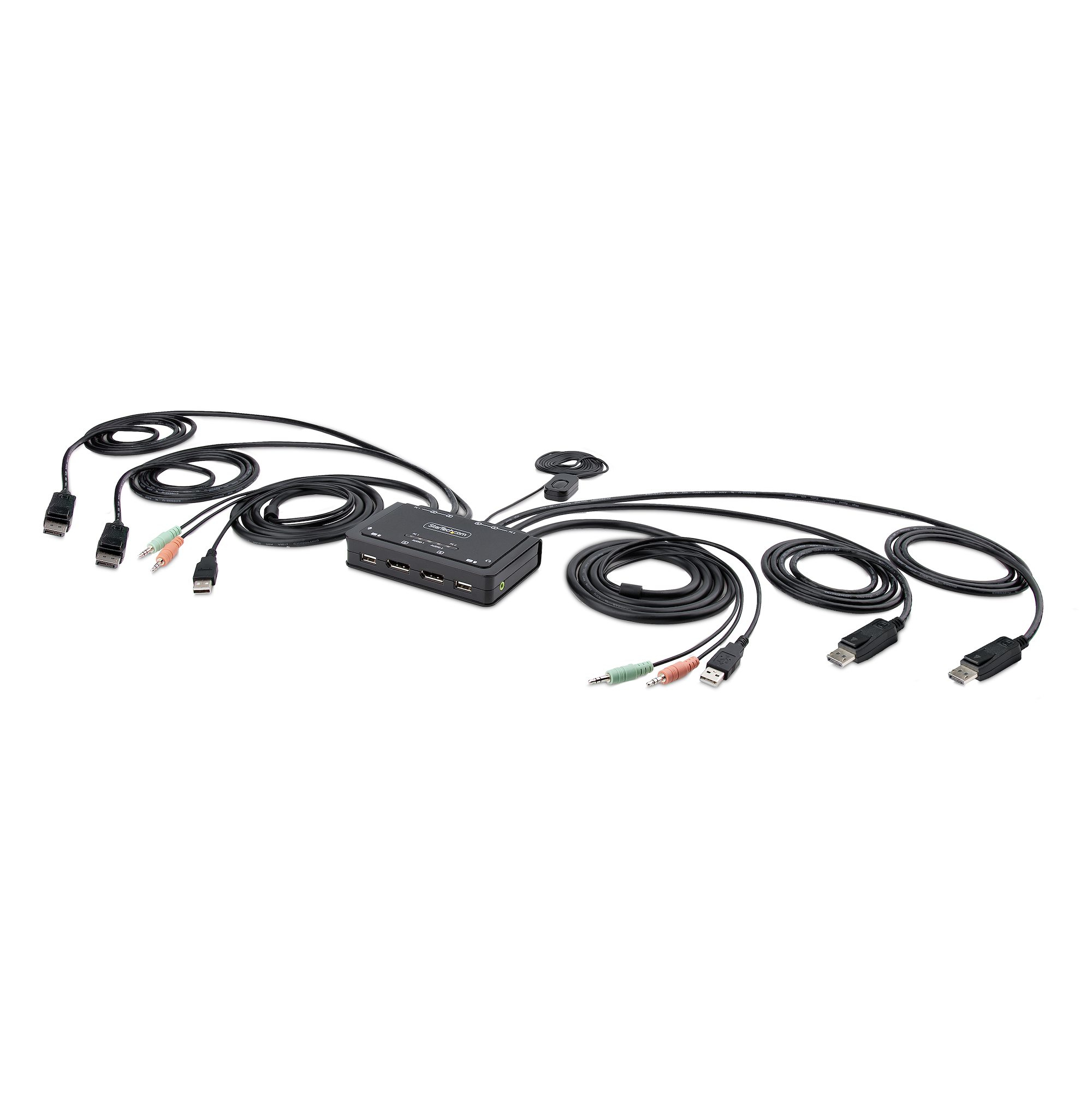 StarTech Dual-DisplayPort-KVM · 2 PCs