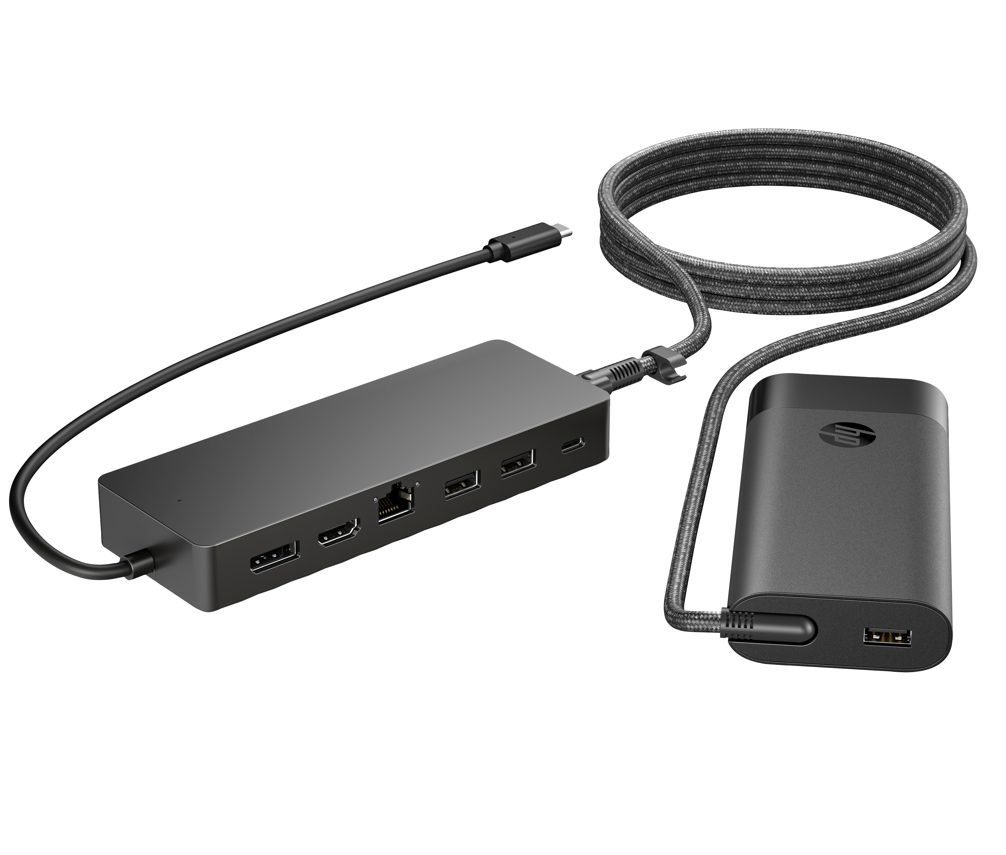 HP Universal USB-C Hub mit Notebook-Netzteil