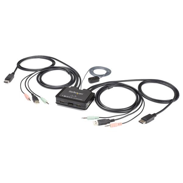 StarTech DisplayPort-KVM SV211DPUA4K · 2 PCs