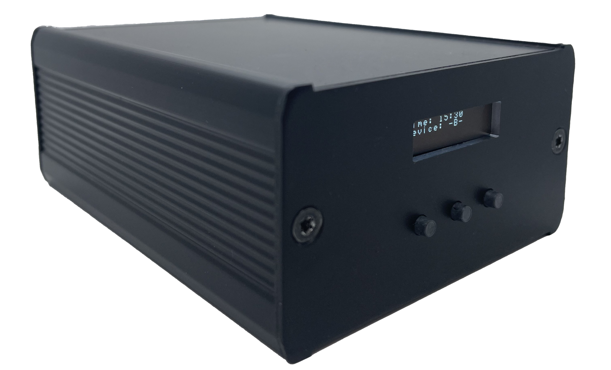 Quansatech Automatik USB Switch mit beleuchtetem Display und drei Bedientasten