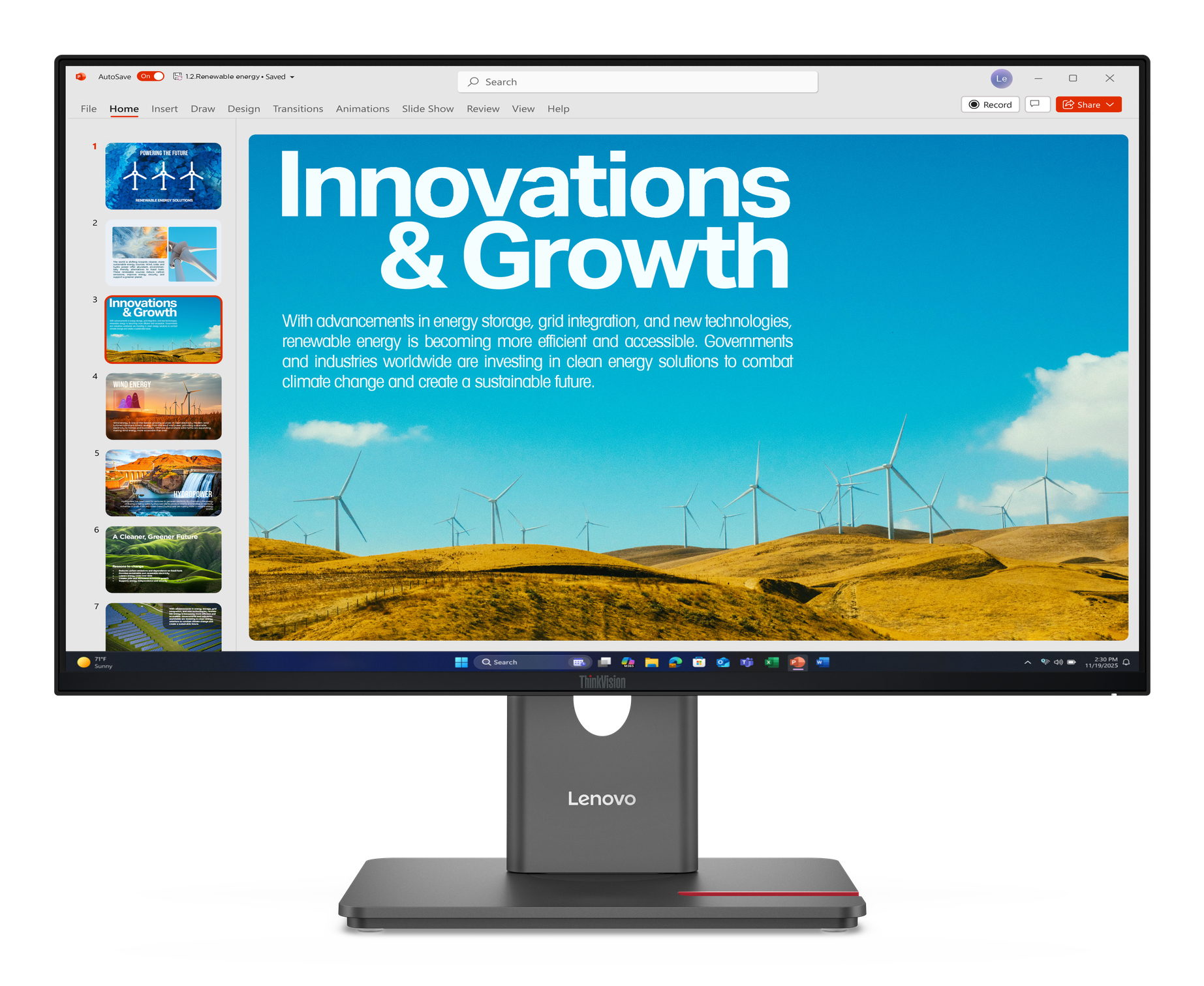 Lenovo ThinkVision P24QD-40 · 24 Zoll