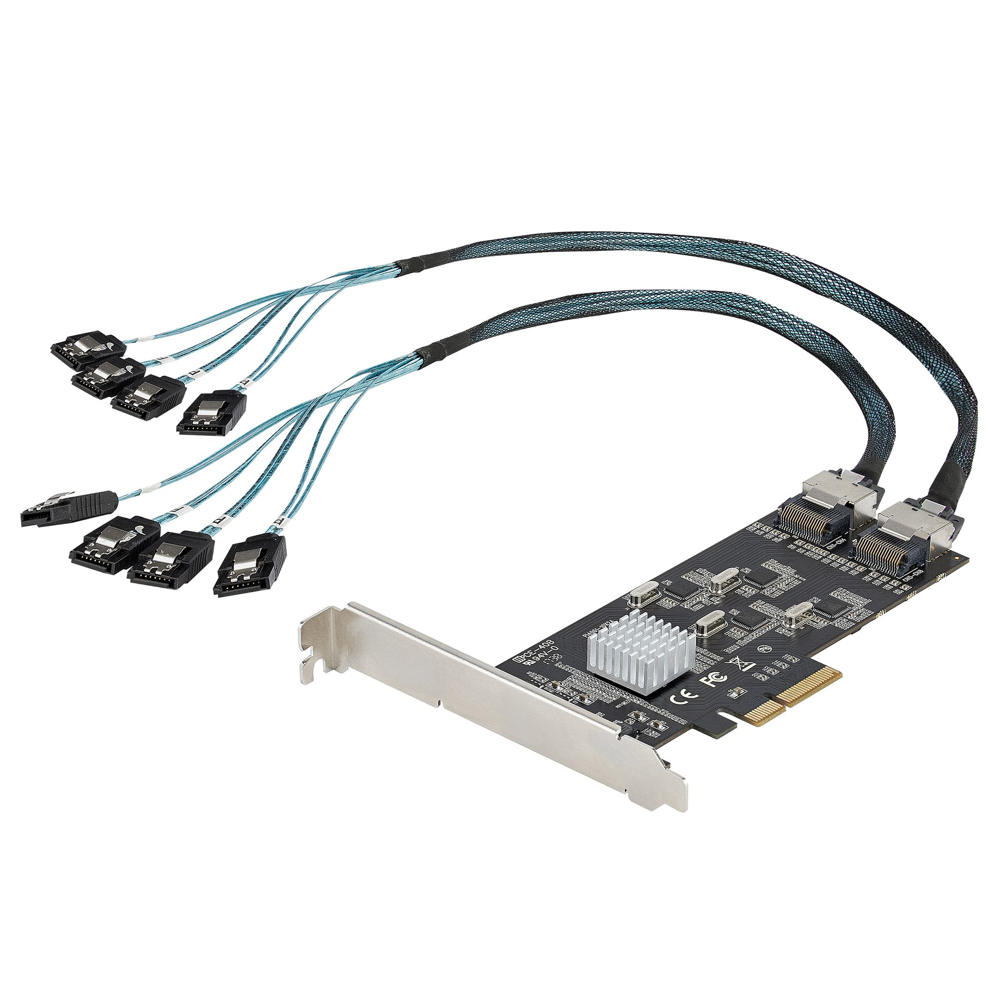 StarTech SATA-Controller · PCIe · 8 Ports
