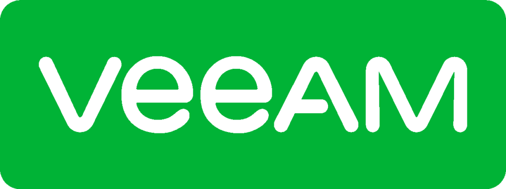 Veeam logo on a plate rgb
